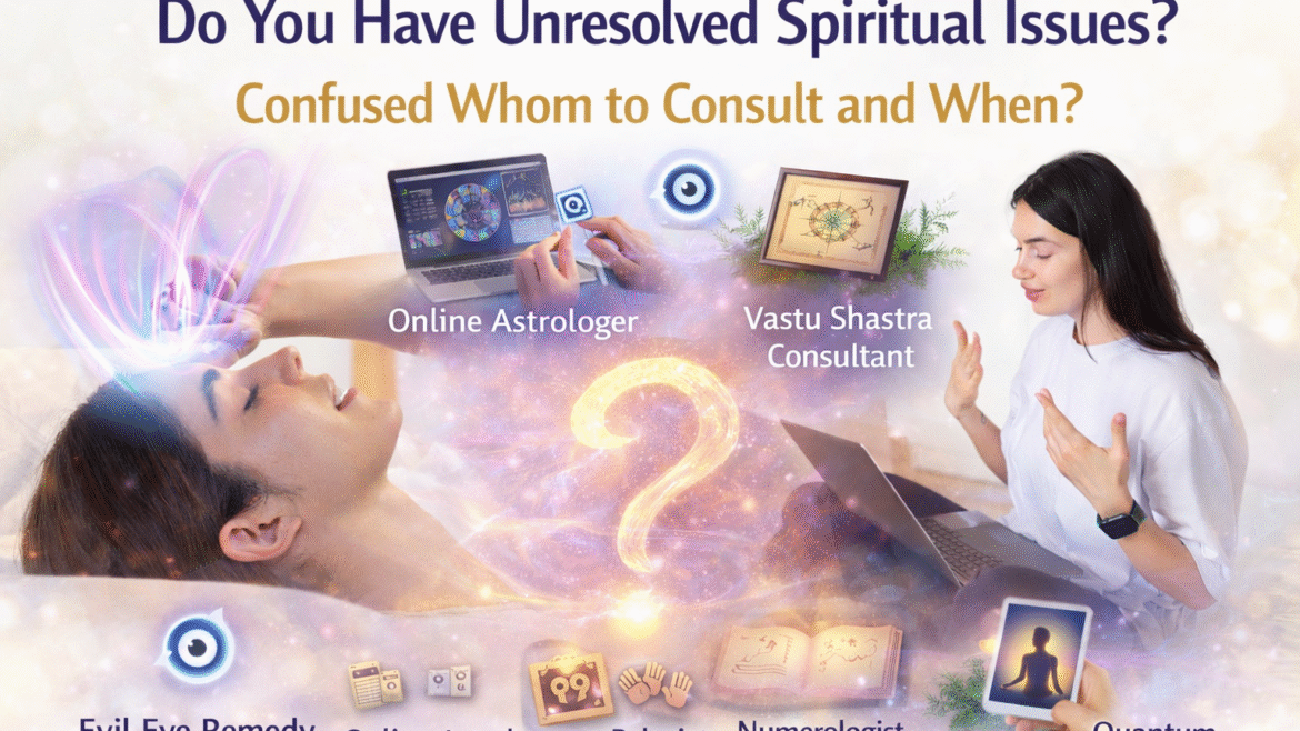 Do You Have Unresolved Spiritual Issues? Confused Whom to Consult and When?
